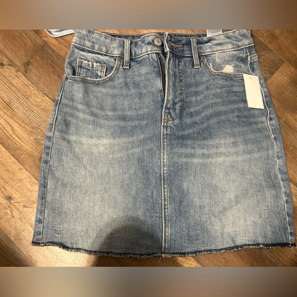 Denim Mini Skirt